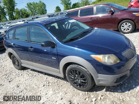 2005 Pontiac Vibe with VIN 5Y2SM638X5Z453837, listed as a Copart auction lot 58576305 with 177,422 mi miles and Clean title. Bid and sale history available at DreamBid. Image 4.