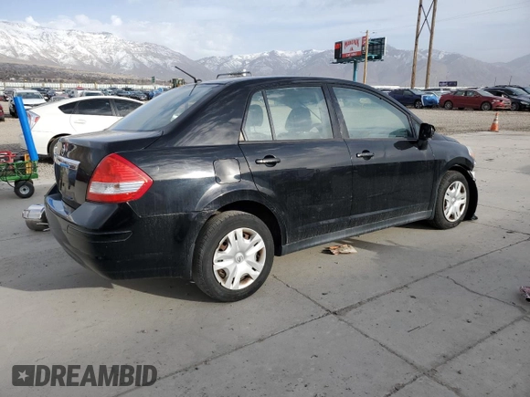 2011 Nissan Versa S with VIN 3N1BC1AP6BL444607, listed as a Copart auction lot 44256475 with 161,306 mi miles and Salvage title. Bid and sale history available at DreamBid. Image 3.
