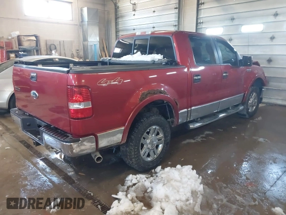 2008 Ford F-150 XLT with VIN 1FTPW14588FA46824, listed as a IAAI auction lot 41870848 with 181,382 mi miles. Bid and sale history available at carsss.com. Image 4.