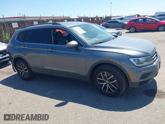 2019 Volkswagen Tiguan SE with VIN 3VV2B7AX3KM143968, listed as a IAAI auction lot 39838788 with 155,823 mi miles and . Bid and sale history available at DreamBid. Image 1.