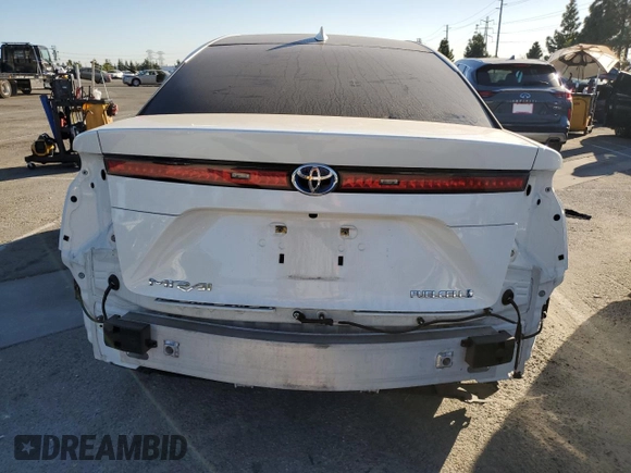 2019 Toyota Mirai with VIN JTDBVRBDXKA007291, listed as a Copart auction lot 83678074 with 40,997 mi miles and Salvage Title. Bid and sale history available at carsss.com. Image 6.