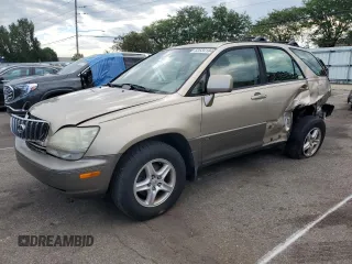 2003 Lexus RX 300 with VIN JTJHF10U430312964, listed as a Copart auction lot 46594335 with 254,083 mi miles and Salvage Title. Bid and sale history available at carsss.com. Image 1.