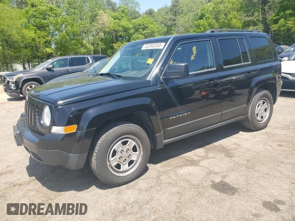 2012 Jeep Patriot Sport with VIN 1C4NJPBA0CD688905, listed as a Copart auction lot 52260265 with 125,146 mi miles and Clean Title. Bid and sale history available at DreamBid. Image 1.