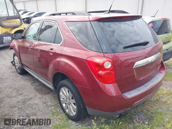 2010 Chevrolet Equinox LT w/2LT with VIN 2CNFLPEY8A6312662, listed as a IAAI auction lot 41868252 with 115,609 mi miles. Bid and sale history available at carsss.com. Image 3.