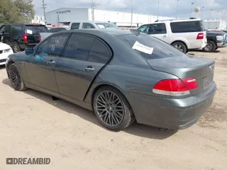 2007 BMW 7 Series 750i with VIN WBAHL83577DT10078, listed as a IAAI auction lot 41462116 with 151,826 mi miles. Bid and sale history available at carsss.com. Image 3.