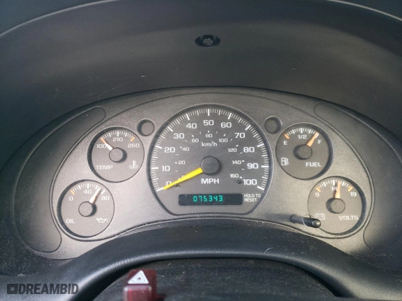 2000 Chevrolet S-10 LS with VIN 1GCCS1449Y8130785, listed as a Copart auction lot 47471365 with 75,343 mi miles and Salvage Title. Bid and sale history available at carsss.com. Image 9.