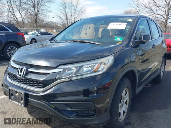 2016 Honda CR-V LX with VIN 5J6RM4H35GL132062, listed as a IAAI auction lot 41716049 with 90,253 mi miles. Bid and sale history available at carsss.com. Image 2.