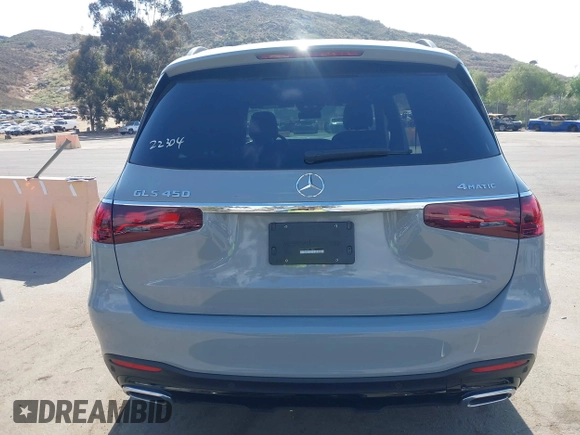 2024 Mercedes-Benz GLS 450 with VIN 4JGFF5KE3RB117003, listed as a IAAI auction lot 42125574 with 11,722 mi miles and . Bid and sale history available at DreamBid. Image 17.