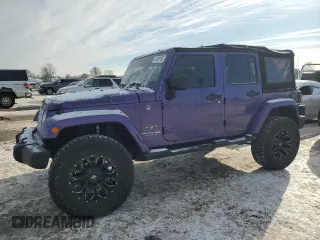 2018 Jeep Wrangler JK Unlimited Sahara with VIN 1C4BJWEG1JL901912, listed as a Copart auction lot 42488185 with 106,667 mi miles and Salvage Title. Bid and sale history available at carsss.com. Image 1.