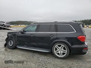 2016 Mercedes-Benz GL with VIN 4JGDF7DE2GA651919, listed as a Copart auction lot 45704694 with 67,009 mi miles and Salvage Title. Bid and sale history available at carsss.com. Image 2.