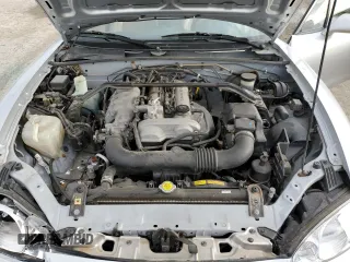 2001 Mazda MX-5 Miata with VIN JM1NB353510214097, listed as a Copart auction lot 50306595 with 111,359 mi miles and Salvage Title. Bid and sale history available at DreamBid. Image 11.