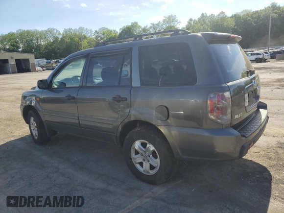 2007 Honda Pilot LX z VIN 2HKYF181X7H511345, wystawiony jako Copart lot #57652745 z przebiegiem Nie podano mil oraz Czysty tytuł • Clean title. Historia ofert i sprzedaży dostępna na DreamBid. Obrazek 2.
