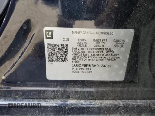 2021 Cadillac CT4 Premium Luxury z VIN 1G6DF5RK9M0124813, wystawiony jako Copart lot #83471654 z przebiegiem Nie podano mil oraz Szkoda całkowita • Salvage title. Historia ofert i sprzedaży dostępna na DreamBid. Obrazek 12.