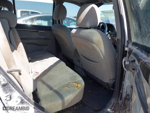 2009 Hyundai Santa Fe GLS with VIN 5NMSG13D39H241332, listed as a IAAI auction lot 42009902 with 192,929 mi miles. Bid and sale history available at carsss.com. Image 8.