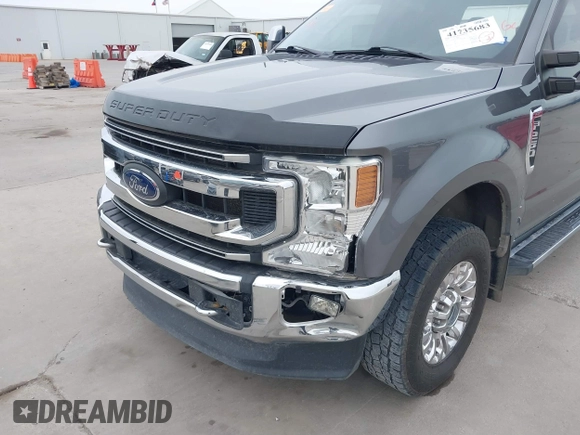 2021 Ford Super Duty F-250 SRW XL with VIN 1FT7W2BN1MEC37686, listed as a IAAI auction lot 41735683 with 68,235 mi miles. Bid and sale history available at carsss.com. Image 18.