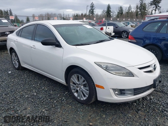 2009 Mazda 6 i Touring with VIN 1YVHP82A195M01537, listed as a IAAI auction lot 41471542 with 180,175 mi miles and . Bid and sale history available at carsss.com. Image 1.