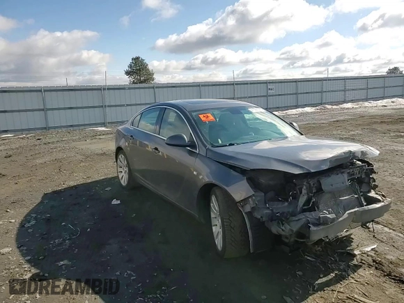 2011 Buick Regal CXL Turbo TO6 with VIN W04G05GV5B1112720, listed as a Copart auction lot 47566325 with 96,633 mi miles and Salvage Title. Bid and sale history available at carsss.com. Image 10.