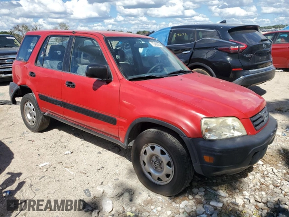 1998 Honda CR-V LX with VIN JHLRD2841WC013087, listed as a Copart auction lot 72480264 with 181,577 mi miles and Salvage Title. Bid and sale history available at carsss.com. Image 4.