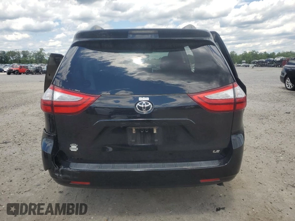 2016 Toyota Sienna LE AAS z VIN 5TDKK3DC6GS751426, wystawiony jako Copart lot #58335685 z przebiegiem 57 665 mil mil oraz Szkoda całkowita • Salvage title. Historia ofert i sprzedaży dostępna na DreamBid. Obrazek 6.