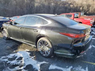 2021 Lexus LS with VIN JTHD51FF1M5014484, listed as a Copart auction lot 51123585 with 37,007 mi miles and Salvage Title. Bid and sale history available at carsss.com. Image 2.