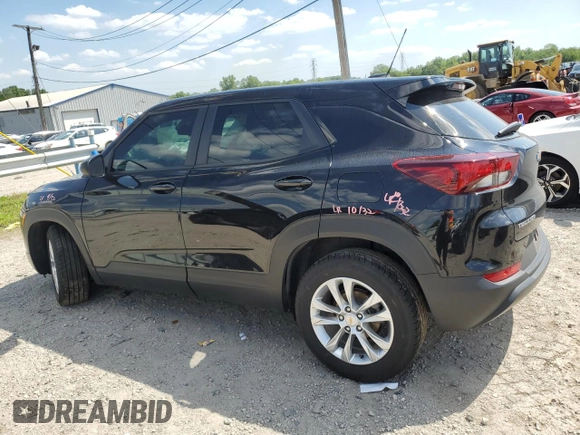 2021 Chevrolet TrailBlazer LS with VIN KL79MMS28MB104034, listed as a Copart auction lot 62546924 with 45,753 mi miles and Salvage Title. Bid and sale history available at DreamBid. Image 2.