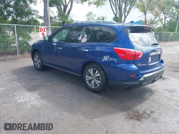 2019 Nissan Pathfinder SV with VIN 5N1DR2MN7KC619975, listed as a IAAI auction lot 39309211 with 120,658 mi miles and . Bid and sale history available at DreamBid. Image 3.