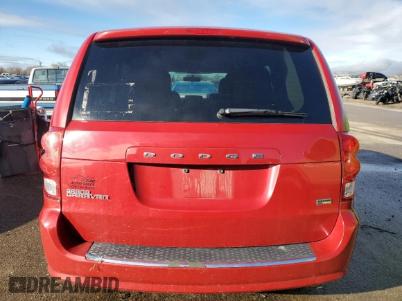 2013 Dodge Grand Caravan SE with VIN 2C4RDGBG9DR598549, listed as a Copart auction lot 86330734 with 194,558 mi miles and Salvage Title. Bid and sale history available at DreamBid. Image 6.