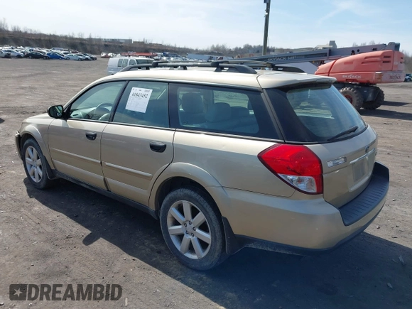 2009 Subaru Outback Special Edtn with VIN 4S4BP61C997326363, listed as a IAAI auction lot 41843452 with 123,495 mi miles. Bid and sale history available at carsss.com. Image 3.