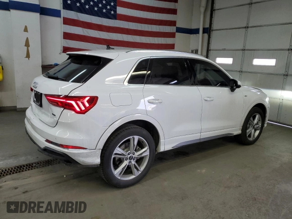 2024 Audi Q3 S line Premium Plus with VIN WA1EECF3XR1205174, listed as a Copart auction lot 88535095 with 1,174 mi miles and Salvage title. Bid and sale history available at DreamBid. Image 3.