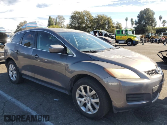 2007 Mazda CX-7 Sport with VIN JM3ER29L570144214, listed as a Copart auction lot 75316484 with 130,602 mi miles and Clean Title. Bid and sale history available at carsss.com. Image 4.