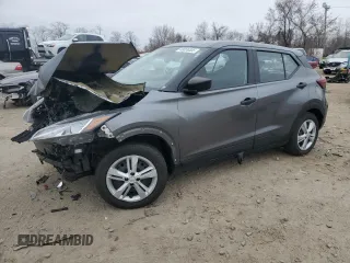 2021 Nissan Kicks S z VIN 3N1CP5BV9ML488973, wystawiony jako Copart lot #49026305 z przebiegiem 74 329 mil mil oraz Szkoda całkowita • Salvage title. Historia ofert i sprzedaży dostępna na DreamBid. Obrazek 1.