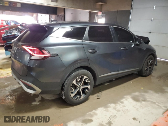 2023 Kia Sportage EX with VIN 5XYK33AF4PG038694, listed as a Copart auction lot 87805715 with 47,753 mi miles and Salvage title. Bid and sale history available at DreamBid. Image 3.