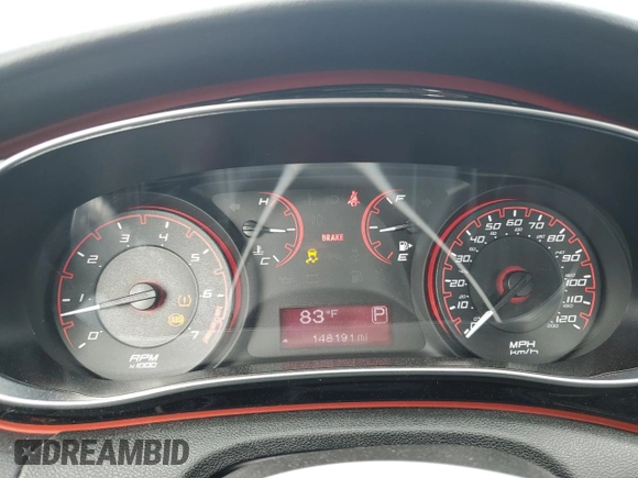 2015 Dodge Dart SXT with VIN 1C3CDFBB7FD150132, listed as a Copart auction lot 54181045 with 148,191 mi miles and Salvage Title. Bid and sale history available at DreamBid. Image 9.
