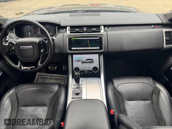 2018 Land Rover Range Rover Sport SVR with VIN SALWZ2SE3JA181653, listed as a Copart auction lot 50033545 with 84,325 mi miles and Clean Title. Bid and sale history available at carsss.com. Image 9.