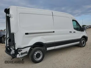 2024 Ford Transit Cargo with VIN 1FTBR1C8XRKA85811, listed as a Copart auction lot 74528914 with 1,725 mi miles and Salvage Title. Bid and sale history available at DreamBid. Image 3.