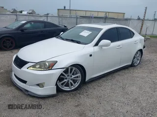 2007 Lexus IS 250 with VIN JTHBK262672043200, listed as a IAAI auction lot 42612618 with 139,241 mi miles and . Bid and sale history available at DreamBid. Image 2.