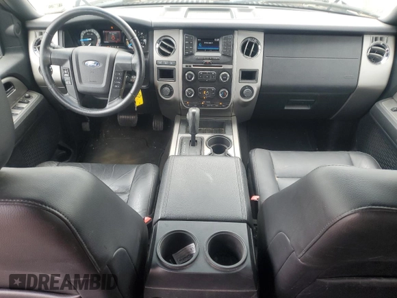 2015 Ford Expedition Max XLT with VIN 1FMJK1JTXFEF04981, listed as a Copart auction lot 55827775 with 96,239 mi miles and Salvage title. Bid and sale history available at DreamBid. Image 8.