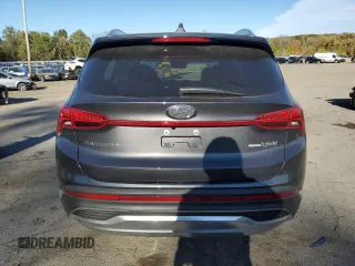 2023 Hyundai Santa Fe Hybrid Limited with VIN 5NMS5DA1XPH009646, listed as a Copart auction lot 76466614 with 3,942 mi miles and Salvage Title. Bid and sale history available at carsss.com. Image 6.