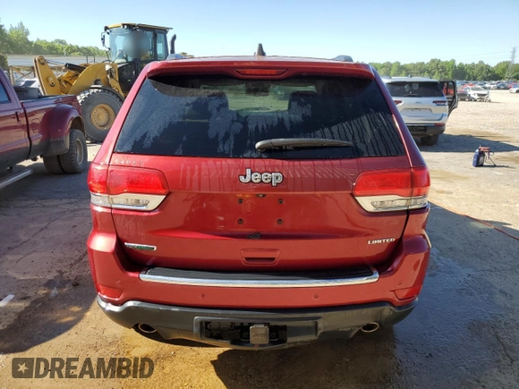 2014 Jeep Grand Cherokee Limited with VIN 1C4RJEBM6EC433412, listed as a Copart auction lot 55397645 with 52,941 mi miles and Salvage Title. Bid and sale history available at DreamBid. Image 6.