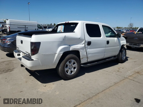 2008 Honda Ridgeline RT with VIN 2HJYK16278H531145, listed as a Copart auction lot 51677525 with 242,609 mi miles and Salvage title. Bid and sale history available at DreamBid. Image 3.