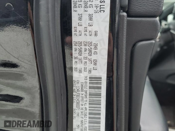 2017 Jeep Grand Cherokee Limited 75th Anniversary with VIN 1C4RJFBG1HC683371, listed as a Copart auction lot 45853175 with 142,277 mi miles and Salvage title. Bid and sale history available at DreamBid. Image 13.
