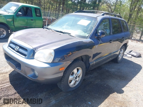 2005 Hyundai Santa Fe GLS with VIN KM8SC73D35U926492, listed as a IAAI auction lot 42131446 with 177,553 mi miles. Bid and sale history available at carsss.com. Image 2.