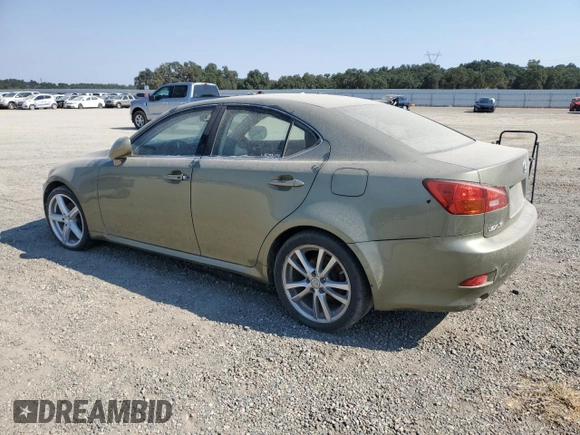 2006 Lexus IS 250 with VIN JTHBK262865012673, listed as a Copart auction lot 64866815 with 169,413 mi miles and Clean title. Bid and sale history available at DreamBid. Image 2.