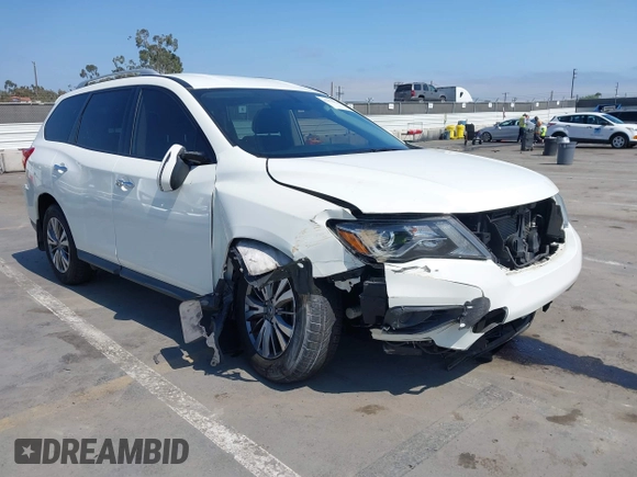2018 Nissan Pathfinder S z VIN 5N1DR2MN1JC658317, wystawiony jako IAAI lot #42470838 z przebiegiem 54 743 mil mil oraz . Historia ofert i sprzedaży dostępna na DreamBid. Obrazek 6.
