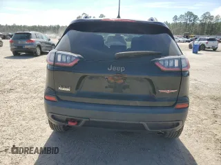 2019 Jeep Cherokee Trailhawk Elite with VIN 1C4PJMBX2KD311549, listed as a Copart auction lot 47108225 with 49,421 mi miles and Salvage Title. Bid and sale history available at carsss.com. Image 6.