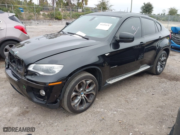 2014 BMW X6 50i with VIN 5UXFG8C54EL593152, listed as a IAAI auction lot 41439576 with 147,817 mi miles. Bid and sale history available at carsss.com. Image 17.