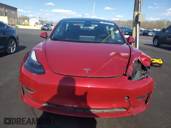2022 Tesla Model 3 with VIN 5YJ3E1EA3NF288370, listed as a Copart auction lot 51847065 with 72,458 mi miles and Non Repairable. Bid and sale history available at carsss.com. Image 5.