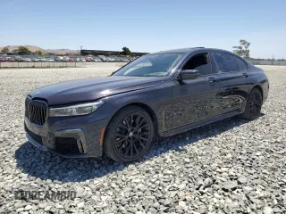 2020 BMW 7 Series 740i with VIN WBA7T2C02LGF96611, listed as a Copart auction lot 61451935 with 61,185 mi miles and Salvage title. Bid and sale history available at DreamBid. Image 1.