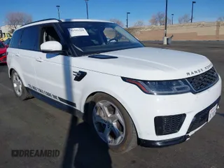 2018 Land Rover Range Rover Sport HSE with VIN SALWR2RV0JA196472, listed as a IAAI auction lot 41591320 with 99,235 mi miles. Bid and sale history available at carsss.com. Image 1.