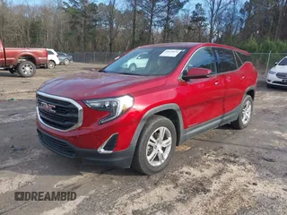 2019 GMC Terrain SLE with VIN 3GKALMEV9KL193203, listed as a IAAI auction lot 41679974 with 76,684 mi miles. Bid and sale history available at carsss.com. Image 2.